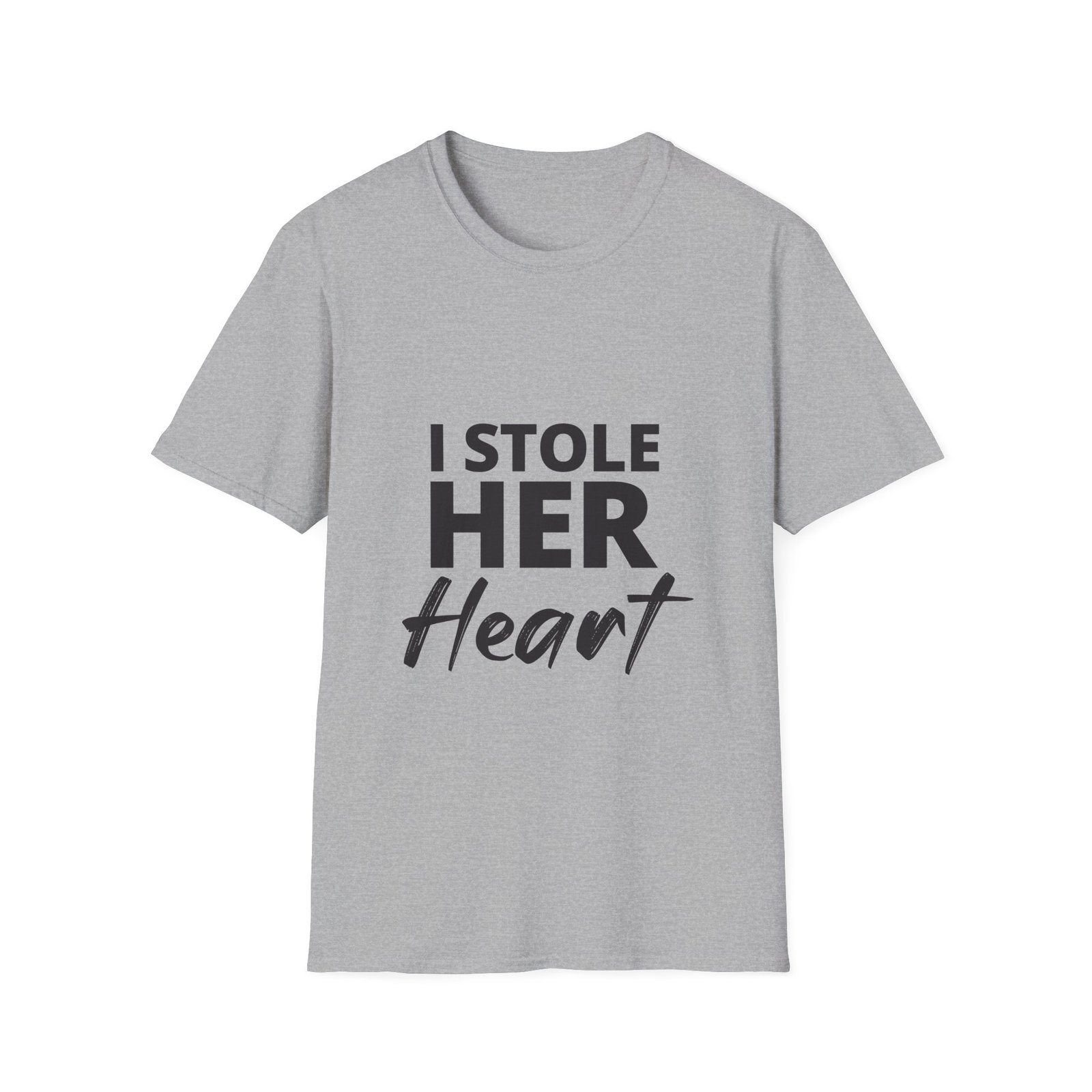 Matching Soft Tee for Him - I Stole Her Heart - Image 9