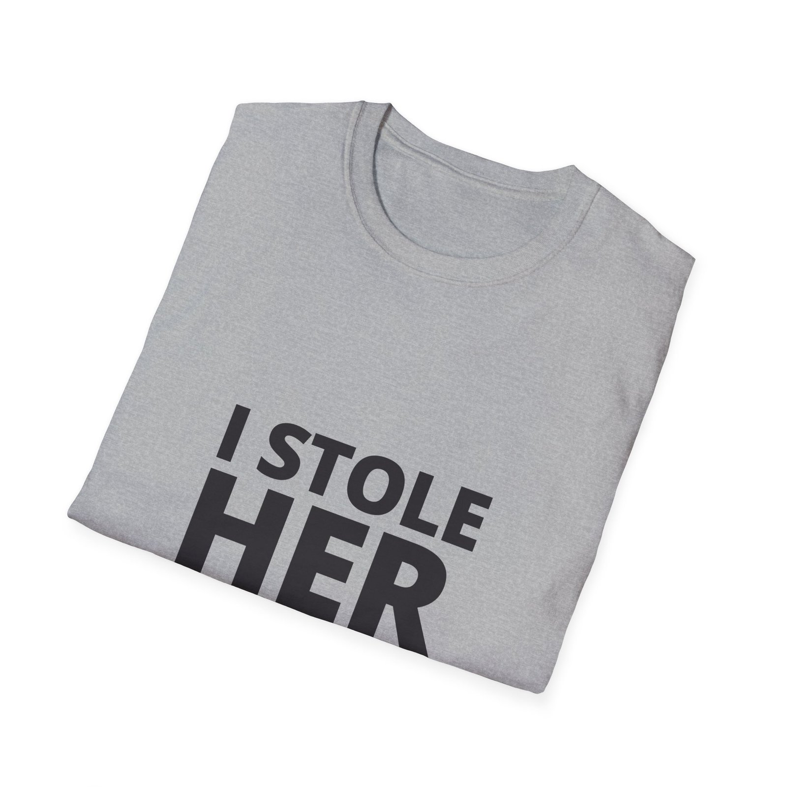 Matching Soft Tee for Him - I Stole Her Heart - Image 12