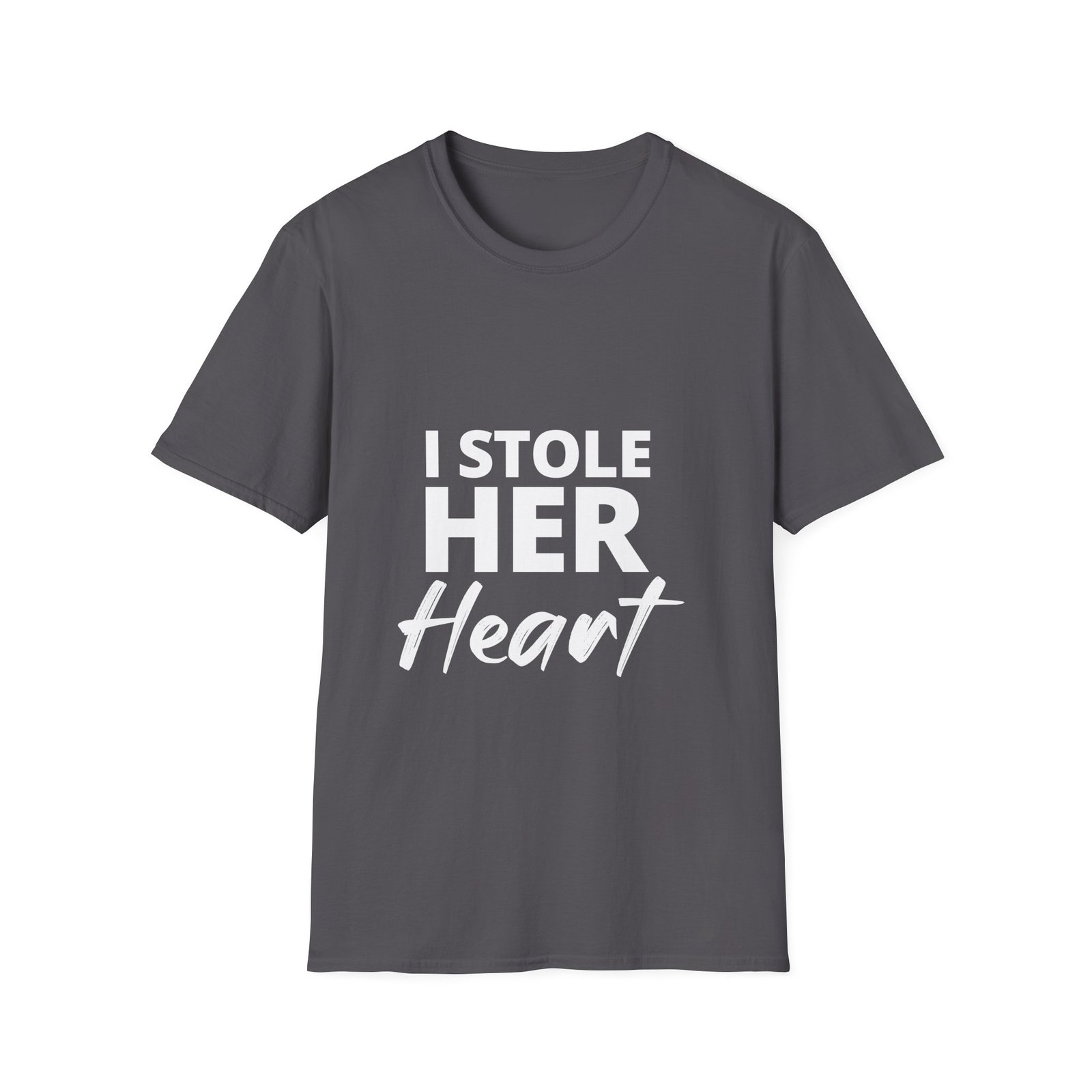 Matching Soft Tee for Him - I Stole Her Heart - Image 13
